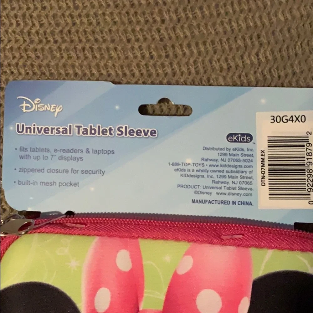 Disney Tablet sleeve Minnie Mouse!